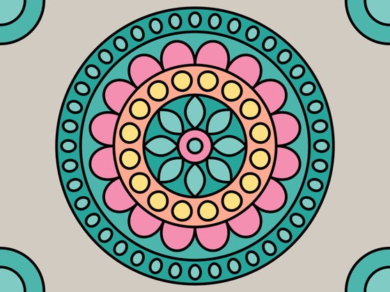 Flower mandala